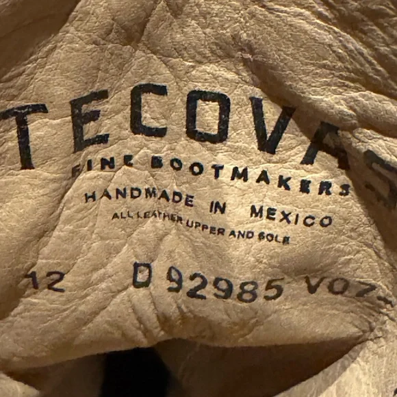 Like New Men’s size 12 Tecovas Cartwright boots in Hazelnut. - Picture 3 of 6